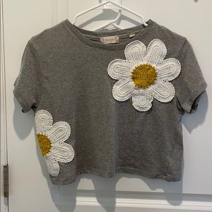 Flower crop top